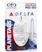 Keychain made of real aircraft skin: McDonnell Douglas MD-90 Delta Airlines N905DA White 