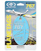 Keychain made of: Boeing 767 Air Do JA98AD Blue 
