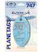 Keychain made of: Korean Air® 747-HL7489 