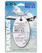 Keychain made of: Continental Airlines MD-82 N16807 