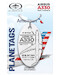 Keychain made of: American Airlines Airbus A330 N275AY White 