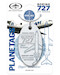 Keychain made of: Boeing 727-227 Pan Am (white) 