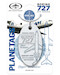 Keychain made of: Boeing 727-227 Pan Am N385PA (white) 