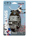 Keychain made of: De Havilland DH115 Vampire N4861K 