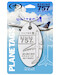 Keychain made of: Boeing 757-222 United Airlines N559UA (white) 