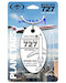 Keychain made of: Boeing 727 United Airlines N7630U 