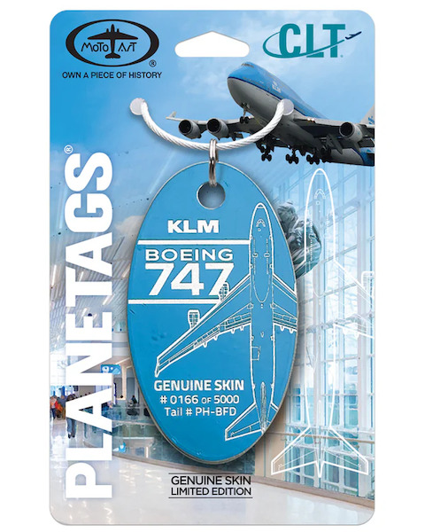 Keychain made of: KLM Boeing 747-400 PH-BFD  PH-BFD