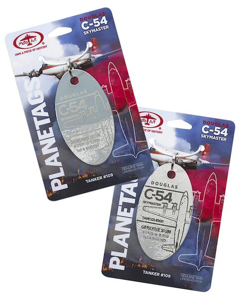 Keychain made of: Douglas C-54 Skymaster N6816D (patina) PT-C54 PAT