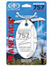 Keychain made of real aircraft skin: US Airways 757-200 N905AW White 