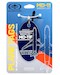 Keychain made of: McDonnell Douglas MD11F Aeroflot  - VP-BDR (blue) VP-BDR BLUE