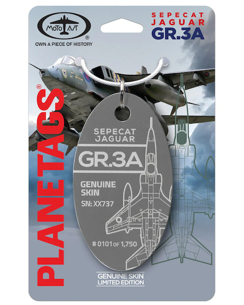 Keychain made of: Sepecat Jaguar GR.3A XX737 XX737