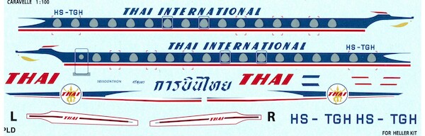 SE210 Caravelle (HS-TGH Thai Airways)  100-0708