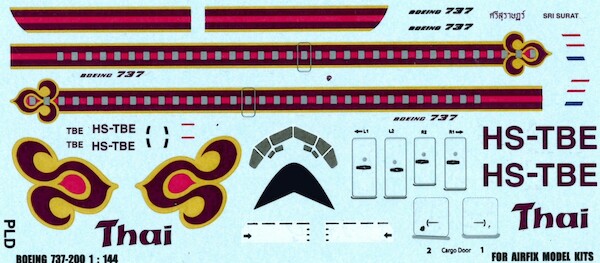 Boeing 737-200 (HS-TBE Thai Airways)  144-0205
