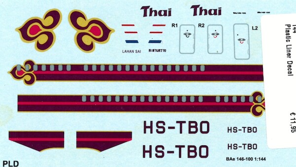 BAe146-100 (HS-TBO Thai Airways)  144-0215