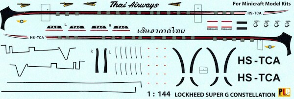 Lockheed L1049 Super Constellation (Thai Airways) 144-0301