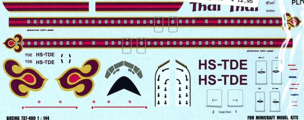 Boeing 737-400 (HS-TDE Thai Airways)(  144-0405