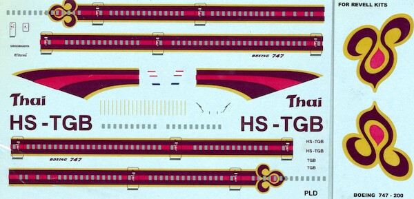 Boeing 747-200 (HS-TGB Thai Airways)  144-0702