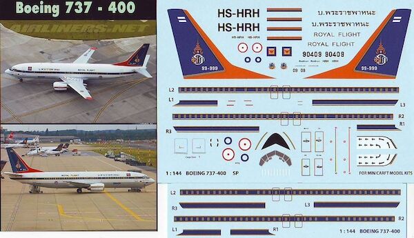 Boeing 737-400 (HS-HRH Thai Air Force Royal flight)  144-1808