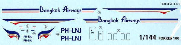 Fokker F100 (PH-LNJ Bangkok Airways) 144-9910