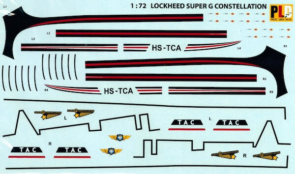 Lockheed L1049 Super Constellation (Thai Airways) BACK IN STOCK) 72-0301