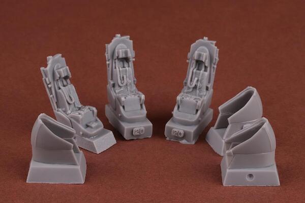 B58 Hustler Stanley Capsule seat set x 3 (Monogram Revell)  PP4801