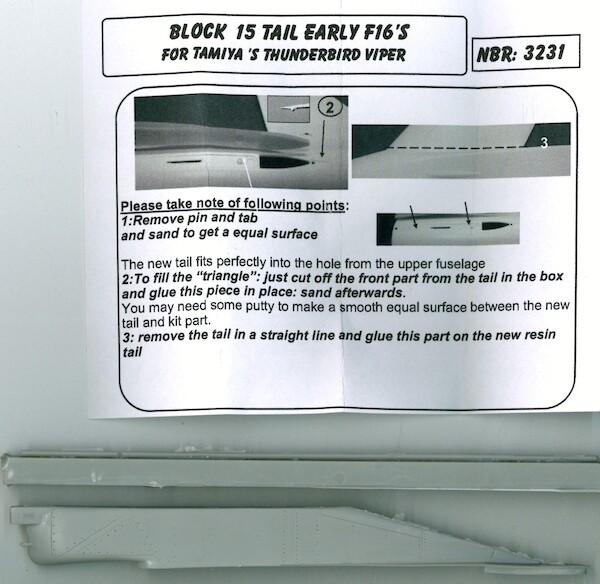 F16 Block 15 Early finbase (Dutch F16A)  3231