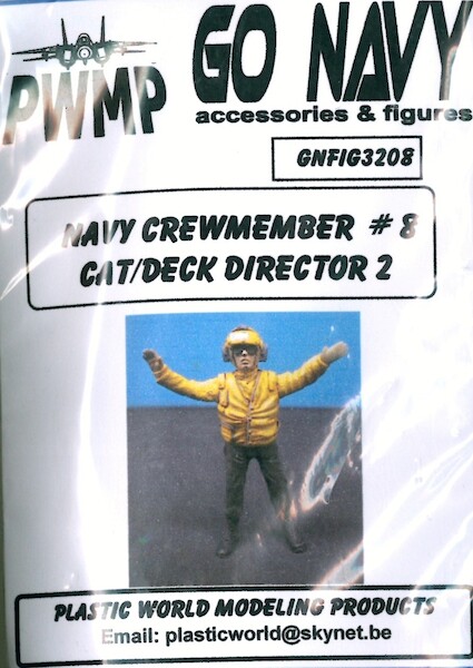 US Navy Crewmember #8 Cat/Deck Director  GNFIG3208