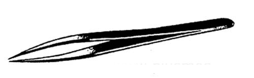 Tweezer with extended tips 025
