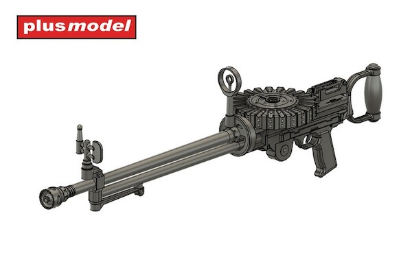 Machine gun Lewis pattern B (2x with Magazines) AL3028
