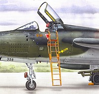 Ladder Republic F105B/D Thunderchief  AL4039