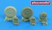 Mig-21 wheels Late version PM-AL4099