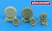 Mig-21 wheels Late version PM-AL4099