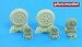 Mig-21 wheels early version PM-AL4100