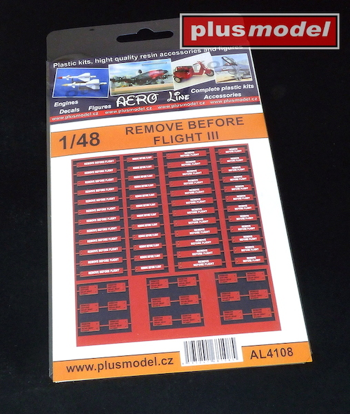 Remove before flight III AL4108