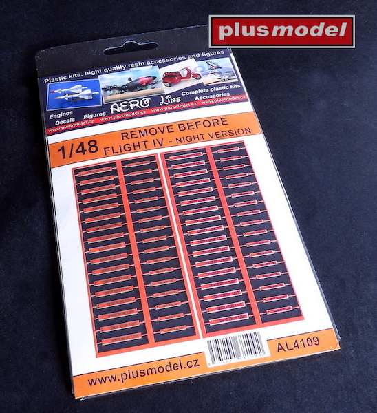 Remove before flight IV night version AL4109
