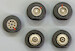 Wheels for Douglas DC6/C-118 (Heller) PM-AL7030