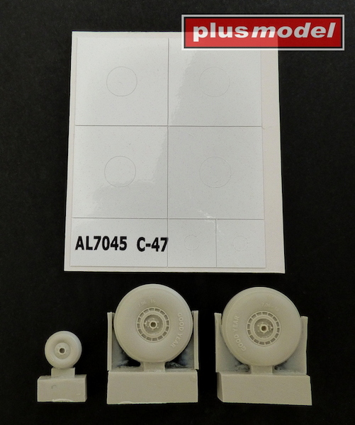 Wheels for C47 Skytrain - without Covers  AL7045