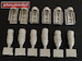 C47 Skytrain racks for Drop Containers (6x with load) PM-AL7046