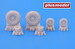 Wheels for Grumman E2C Hawkeye PM-AL7060