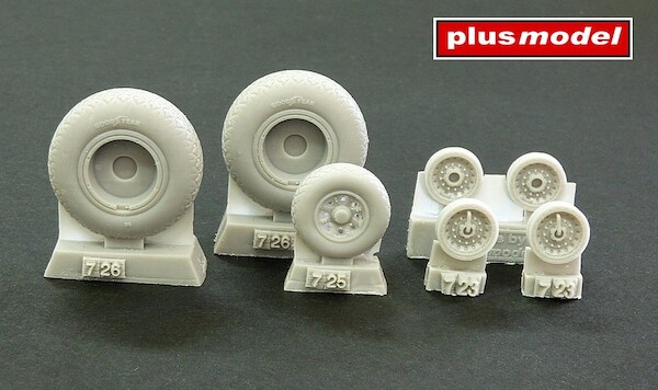 Wheels for B24 Liberator - Diamond tread AL7068