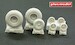 Wheels for B24 Liberator - Diamond tread PM-AL7068