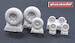 Wheels for PB4Y-2 Privateer - Smooth, grooved tread PM-AL7071