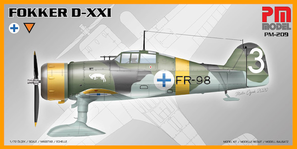 Fokker D21 (Finnish and Dutch LVA Triangles) PM209