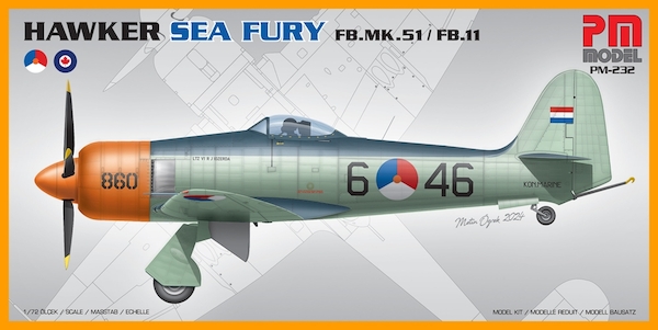 Hawker Sea Fury FB11 / FB Mk51 (Royal Dutch Naval Air Service and Royal Canadian Navy) PM232