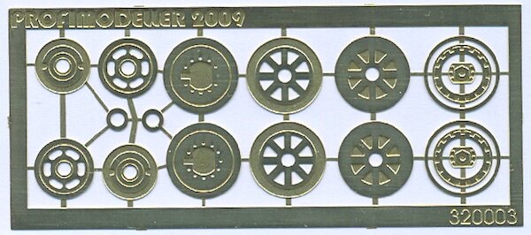 Mikoyan MiG15/17 Wheel disks (Trumpeter)  32003