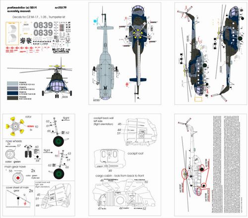 Mil Mi17 Hip CZ NATO Decals  32179