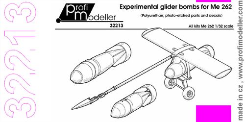 Sc1000 experimantal Glide Bomb for Me262  32213