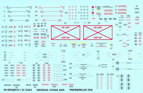 Mosquito Stencils (HK Models)  32244