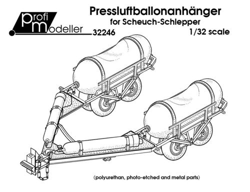 Pressluftanhnger fur Me163  32246