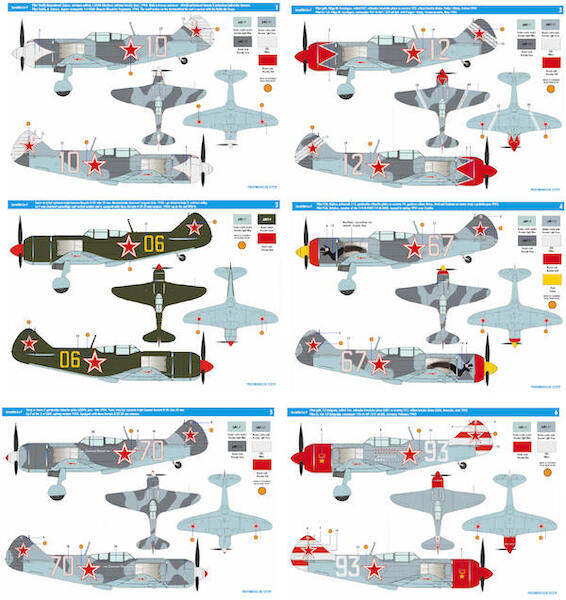 Lavochkin LA7 (Russian Aces and 3 cannon version) for HPH  32229